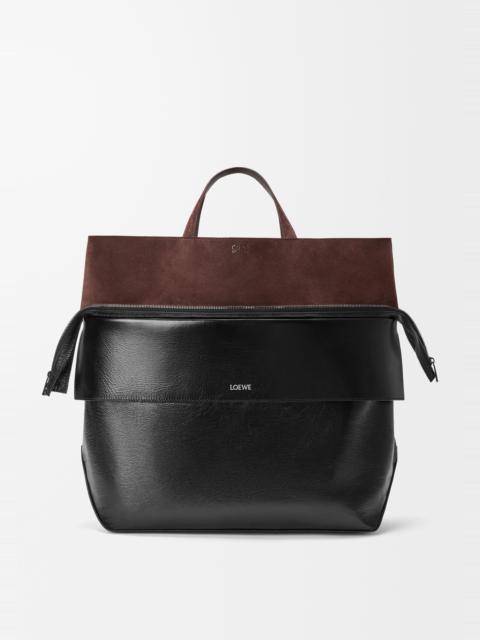 Loewe Large Switch tote in paper calf and suede