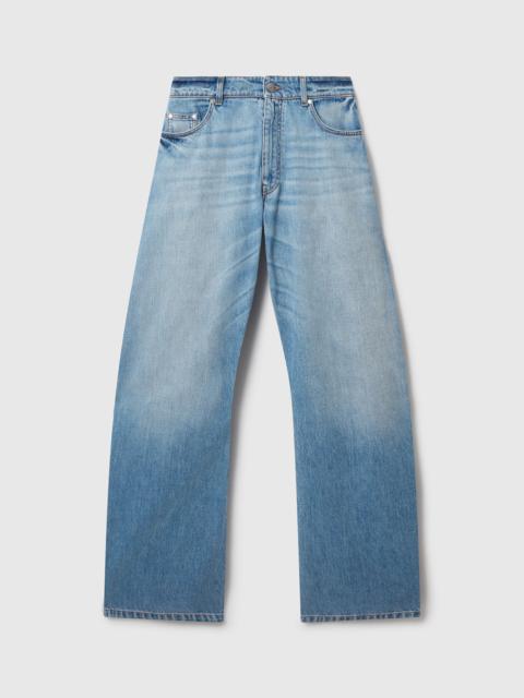 Stella McCartney Relaxed Curve Deconstructed Jeans
