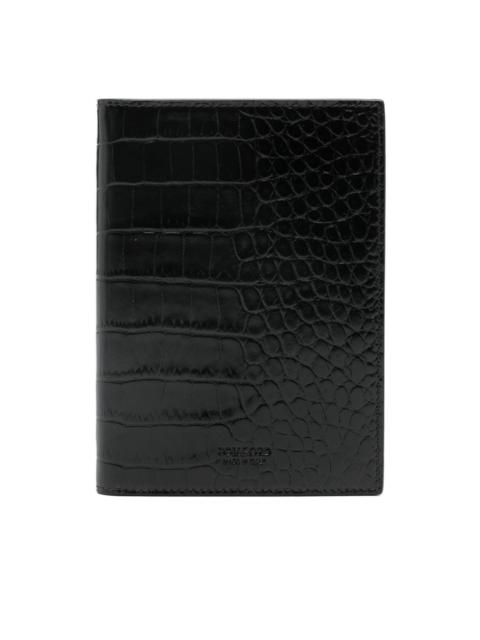 TOM FORD crocodile-effect wallet