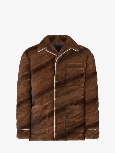 FENDI Brown mink jacket