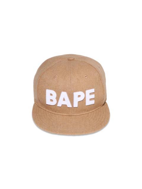 BAPE Patch Snapback Cap 'Beige'