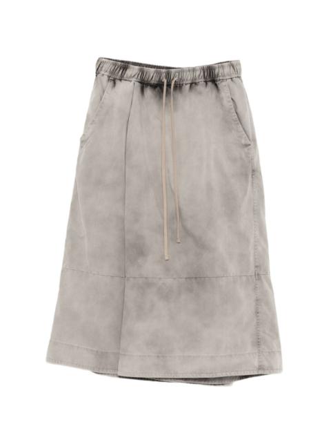 Julius faded-effect drawstring shorts