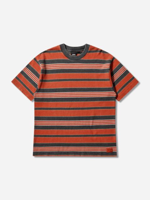 Vans Pique Stripe Knit T-Shirt Racing Red