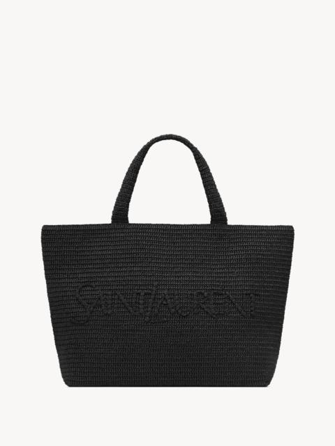 SAINT LAURENT TOTE IN RAFFIA