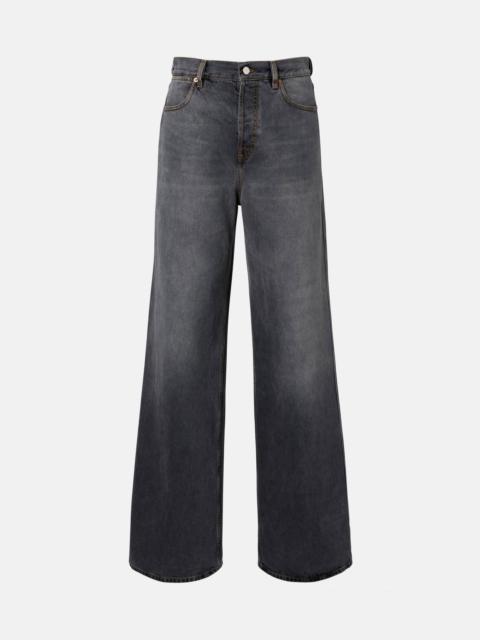 GUCCI Faded wide-leg jeans