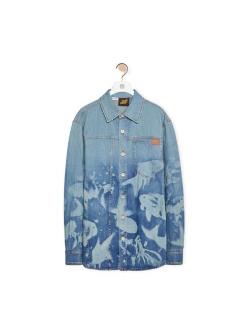 Loewe Fish overshirt in denim