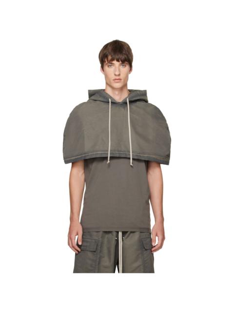 Rick Owens DRKSHDW Gray Tower Hood Shrug