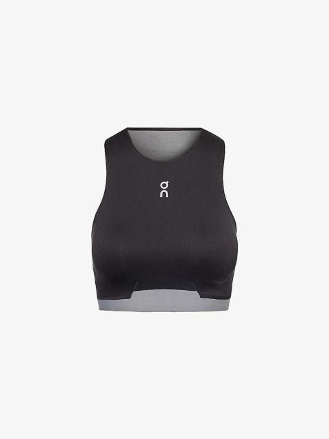 On Train 2-in-1 Stretch-Woven Sports Bra