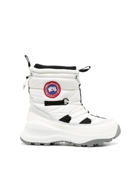 logo-patch snow boots