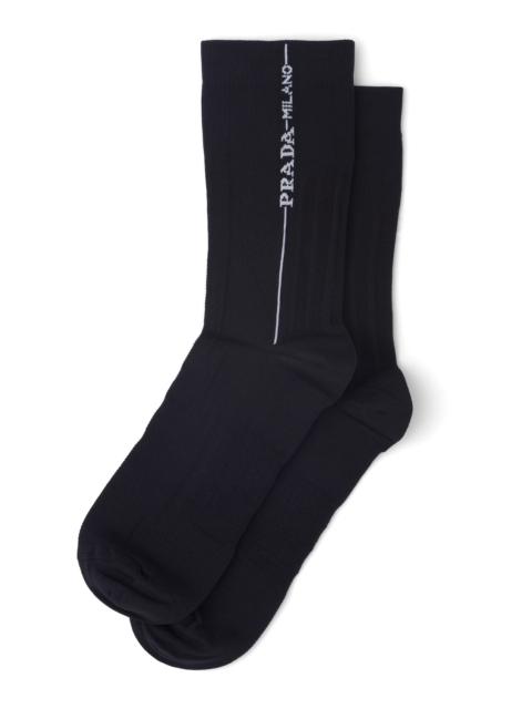 Prada Nylon knit socks