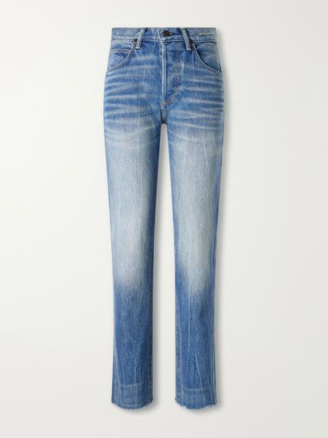 TOM FORD Melanie high-waist straight-leg jeans Mid denim