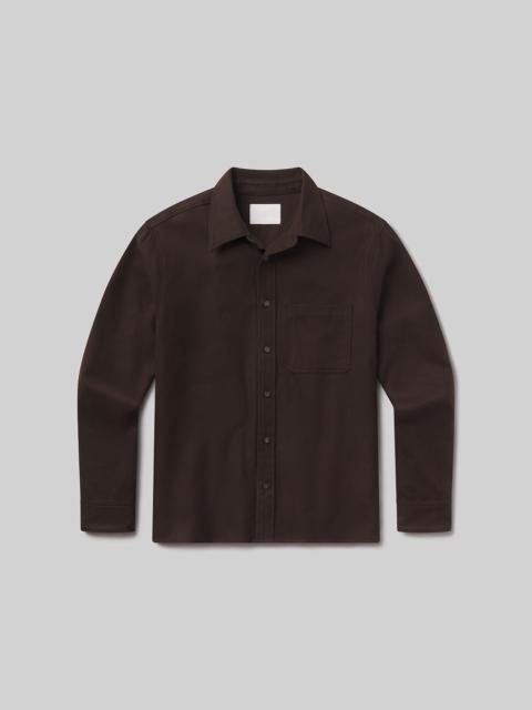 Citizens of Humanity Long Sleeve Cairo Shirt In Brown