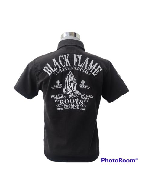 Other Designers Black Flame The Roots Carpe Diem Work Shirt