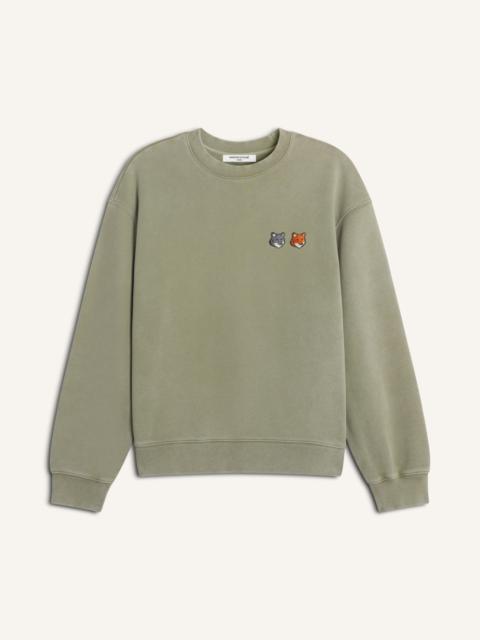 Maison Kitsuné DOUBLE FOX HEAD FADED COMFORT SWEATSHIRT