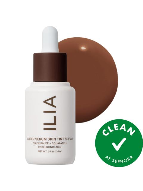 ILIA Beauty Super Serum Skin Tint SPF 40 - Hydrating Foundation