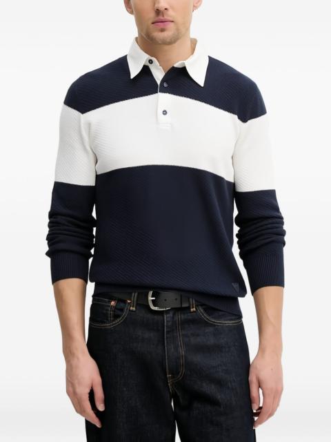 GUESS USA polo-collar sweater