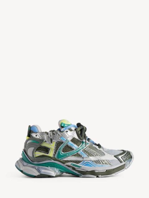 BALENCIAGA Men's Runner Gradient Sneaker in Grey/blue/green/yellow