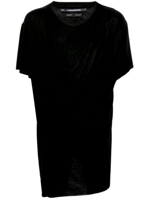 Julius draped round-neck T-shirt