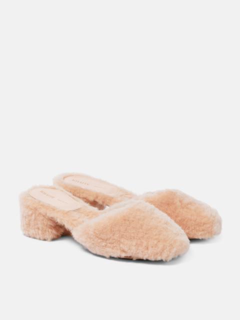 KHAITE Clio shearling mules