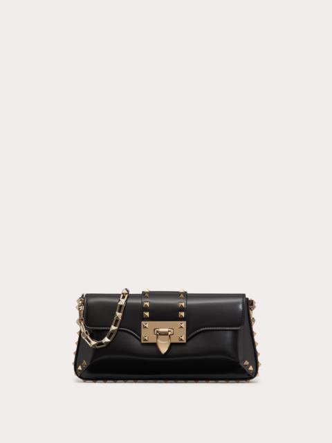 ROCKSTUD BRUSHED CALFSKIN SHOULDER BAG