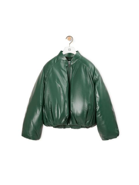 Loewe Padded bomber jacket in nappa