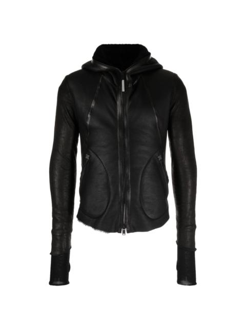 Isaac Sellam hooded leather jacket