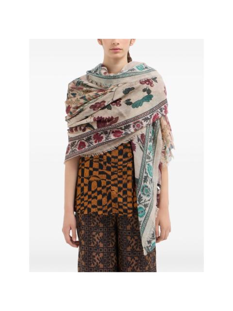 Pierre-Louis Mascia floral-pattern scarf
