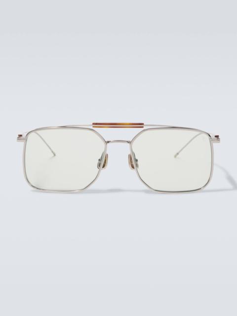 Brunello Cucinelli Sartorial Sunset aviator sunglasses