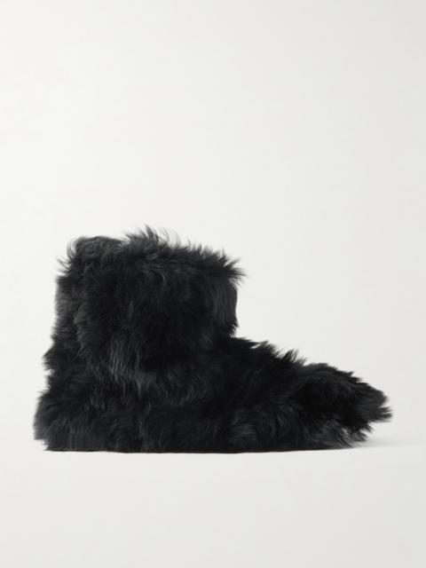 CHRISTEN Big Boot Shearling Ankle Boots