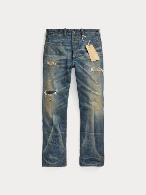 RRL by Ralph Lauren Delvin Distressed Denim Field Pant