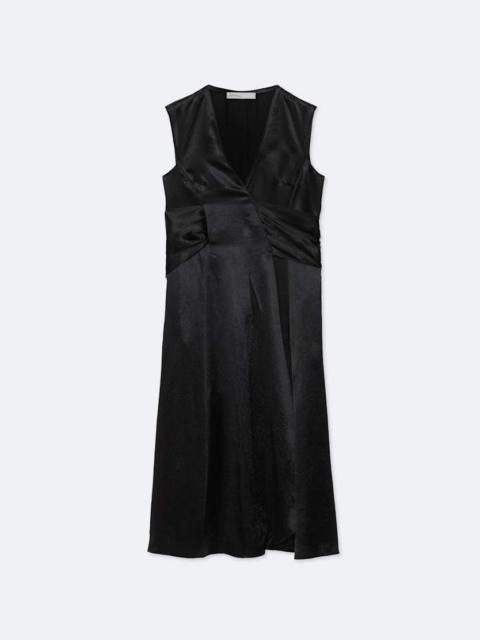 ALLSAINTS JEANNE WRAP MIDI DRESS