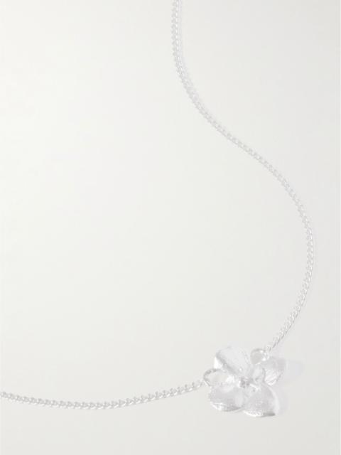 Completedworks Silver-plated pearl necklace Silver