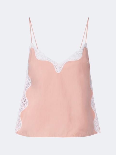 POSSE Tabitha lace-trimmed top