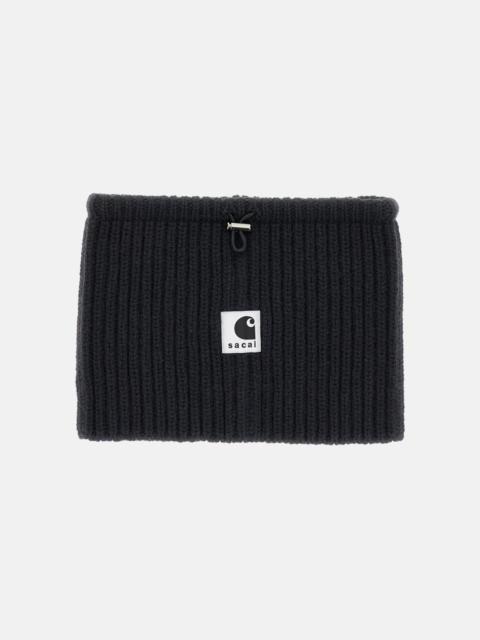 sacai SCALDACOLLO IN MISTO LANA SACAI X CARHARTT WIP