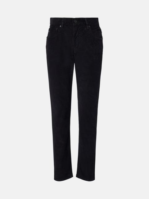 AG Jeans Ex Boyfriend mid-rise corduroy slim pants