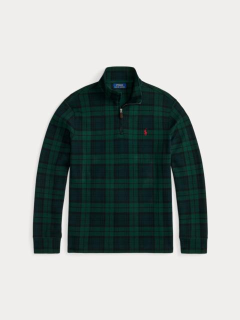 Polo Ralph Lauren Plaid Estate-Rib Quarter-Zip Pullover