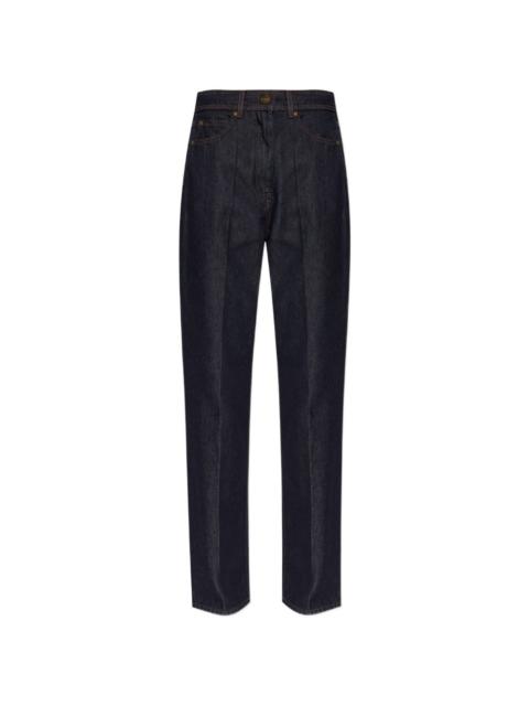 Max Mara Abbono pressed-crease jeans