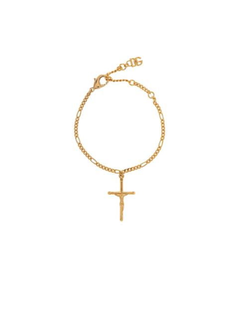 Dolce & Gabbana cross-pendant bracelet