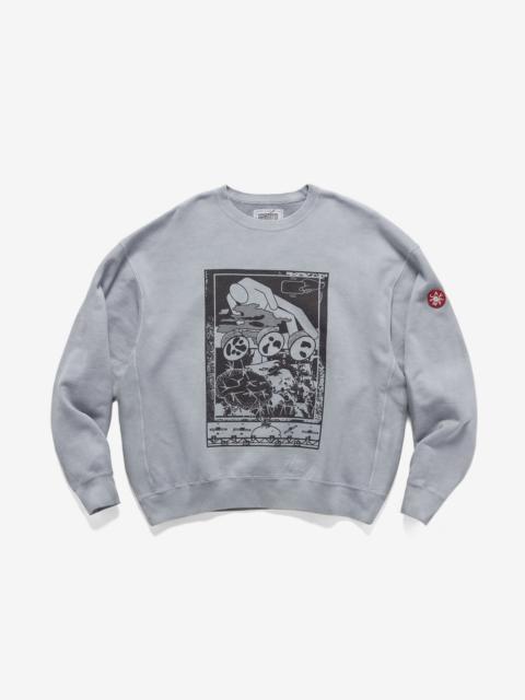 Cav Empt Overdye Fk Mindfulnessblock Crew Neck Grey