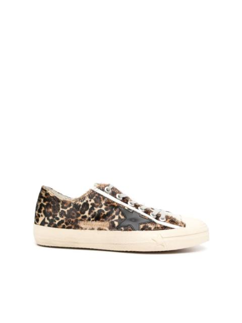 Golden Goose V-Star leopard-print sneakers