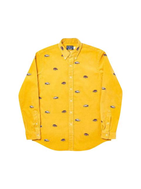 Palace x Ralph Lauren Embroidered Corduroy GTI Shirt 'Palazzo Yellow'