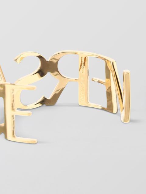 Versace logo metal bracelet