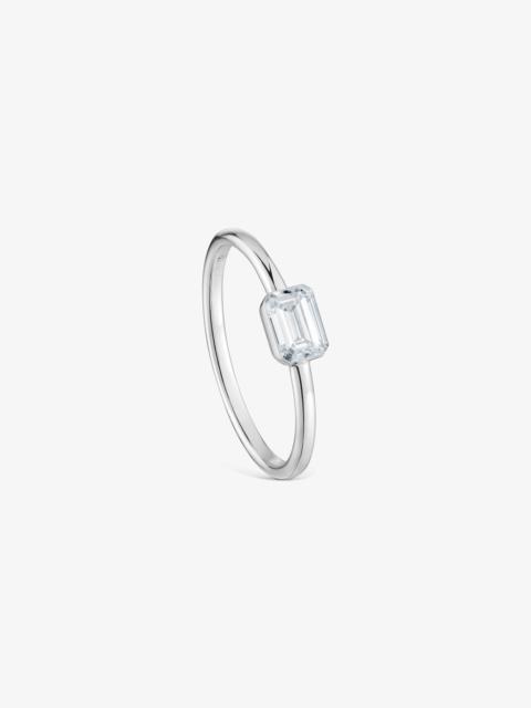 TOUS 9kt white gold and lab-grown diamond Ring TOUS Irisé LGD