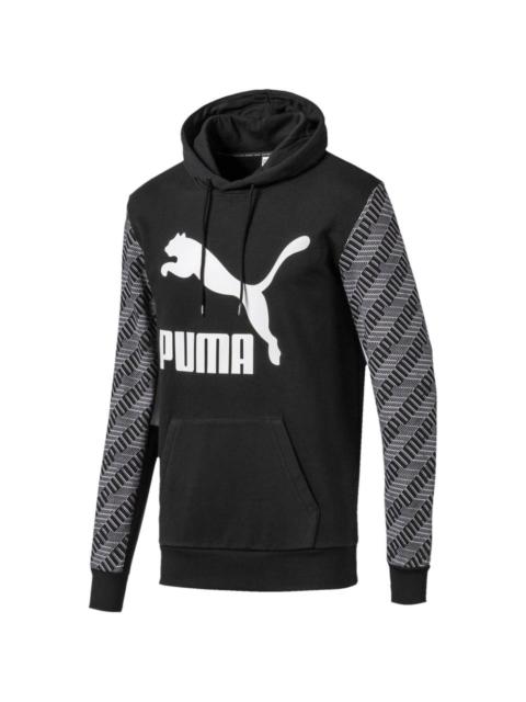 PUMA logo-print hoodie