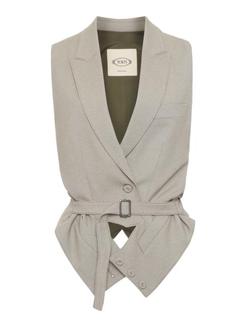 Tod's Tailored Vest grey