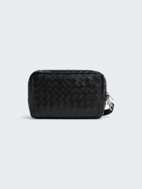 Bottega Veneta Pouch Black Silver
