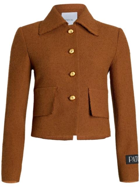 PATOU Iconic tweed short jacket