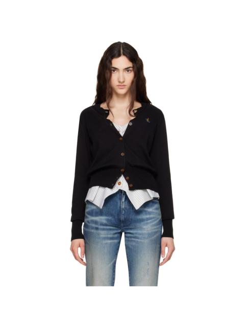 Vivienne Westwood Black Bea Cropped Cardigan