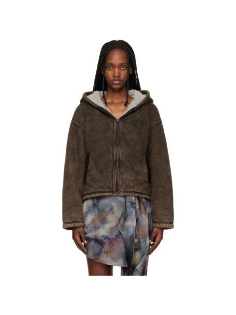 Diesel Brown F-Ella Hoodie