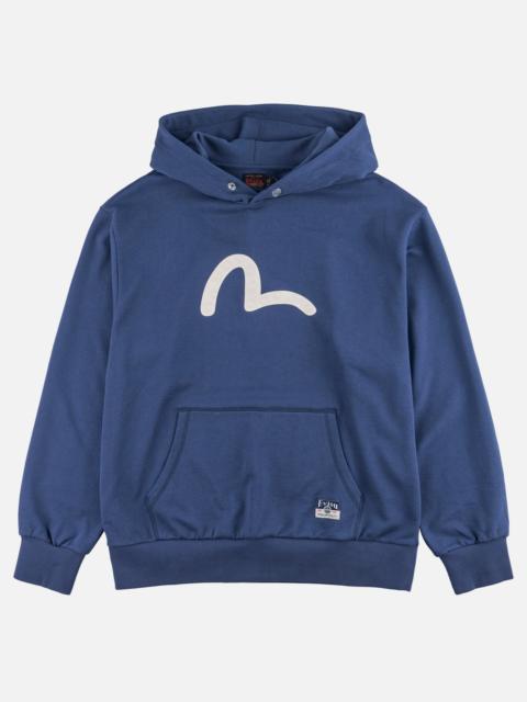 EVISU 3D-Pattern-Filled Seagull Hoodie
